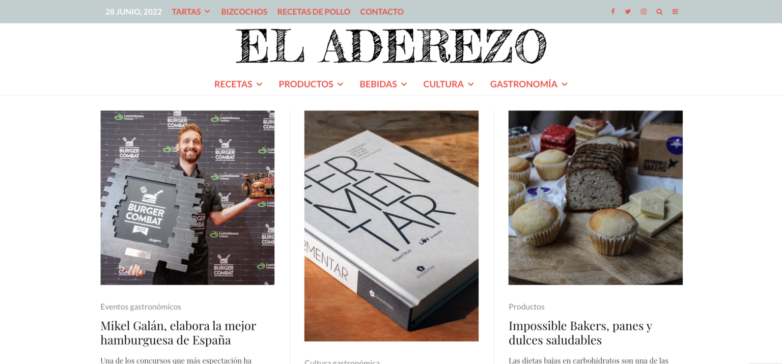 Top 15 de los mejores blogs de cocina - Influence4You